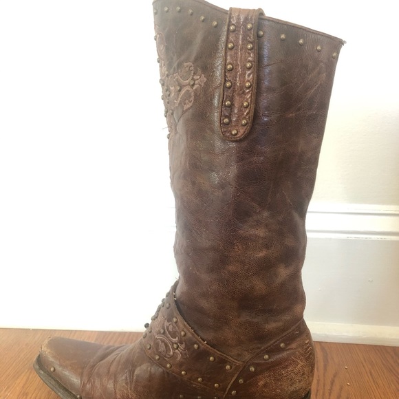 Old Gringo Leather Boots Size 8B - Picture 7 of 7